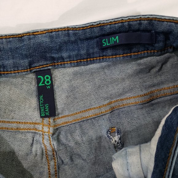 BENETTON. 28W Slim Jeans - Picture 4 of 5